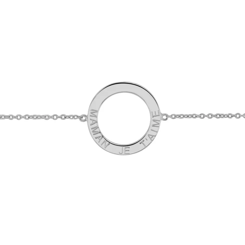 Bracelet Marianna Argent Blanc