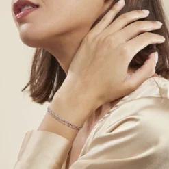 Bracelet Marie-armelle Argent Blanc