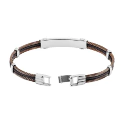 Bracelet Marie-gaelleae Or Acier Bicolore