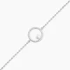 Bracelet Marthe Argent Blanc Perle De Culture Et Oxyde De Zirconium