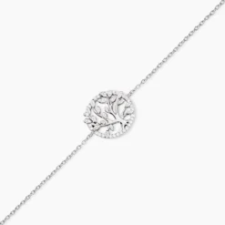 Bracelet Maximilian Argent Blanc Oxyde De Zirconium