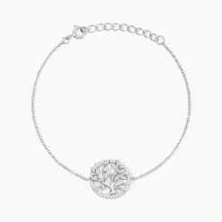 Bracelet Maximilian Argent Blanc Oxyde De Zirconium