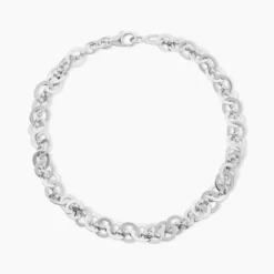 Bracelet Mayan Argent Blanc