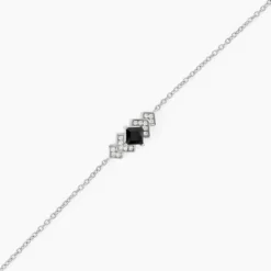 Bracelet Maymana Argent Blanc Oxyde De Zirconium
