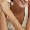 Bracelet Merane Plaqué Or Jaune Oxyde De Zirconium