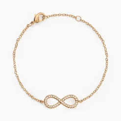 Bracelet Merane Plaqué Or Jaune Oxyde De Zirconium