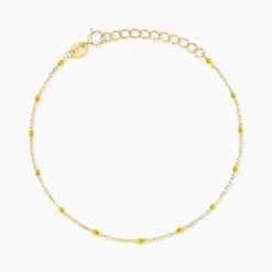 Bracelet Molly Argent Jaune
