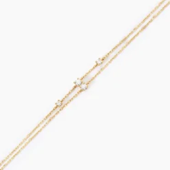 Bracelet Mordikai Or Jaune Oxyde De Zirconium