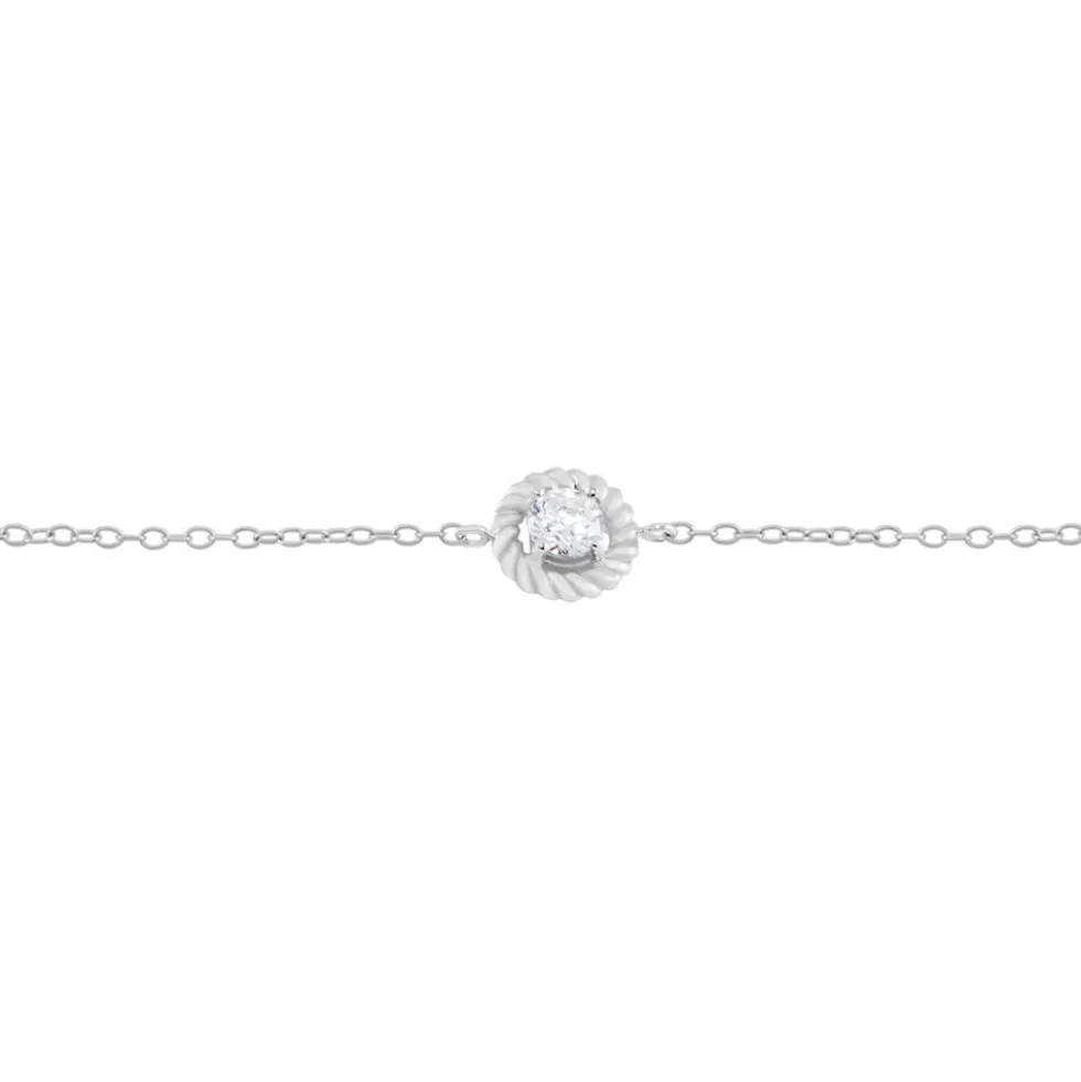Bracelet Mori Argent Oxyde De Zirconium