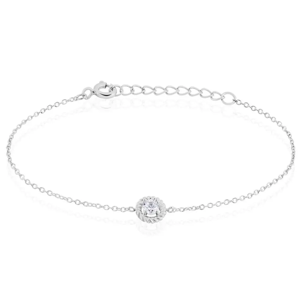Bracelet Mori Argent Oxyde De Zirconium