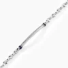 Bracelet Métal Acier Blanc