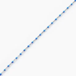 Bracelet Muguette Argent Blanc