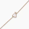Bracelet Muse Argent Rose Nacre Oxyde De Zirconium