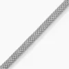 Bracelet Nahila Maille Popcorn Argent Blanc