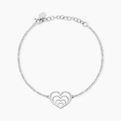 Bracelet Naleen Argent Blanc