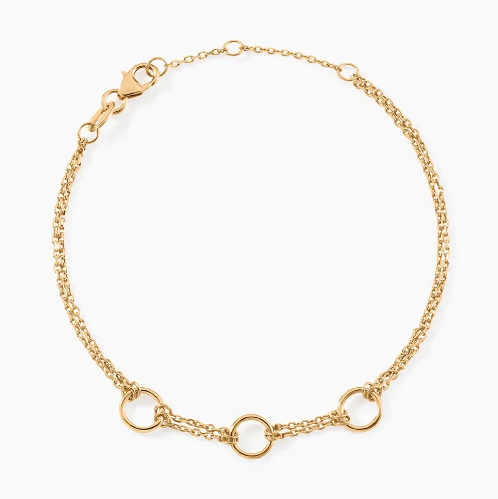 Bracelet Nalla Plaqué Or Jaune