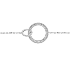 Bracelet Nathalia Argent Blanc Oxyde De Zirconium
