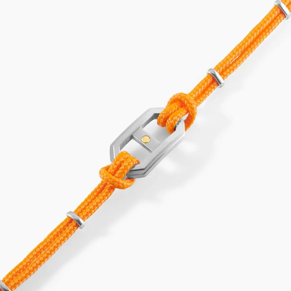 Bracelet Naturel Cordon Orange