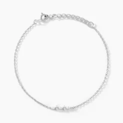 Bracelet Naura Argent Blanc Oxyde De Zirconium