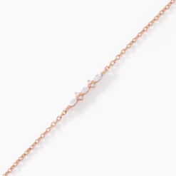 Bracelet Naura Argent Rose Oxyde De Zirconium