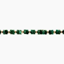 Bracelet Odalis Plaque Or Jaune Jaspe Africain