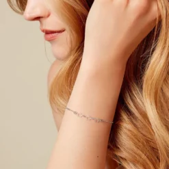 Bracelet Olwen Argent Blanc