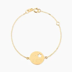 Bracelet Omelia Message Or Jaune