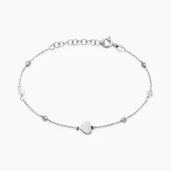 Bracelet Onelia Argent Blanc Cristal