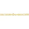 Bracelet Ophelio Maille Alternee 1/1 Or Jaune