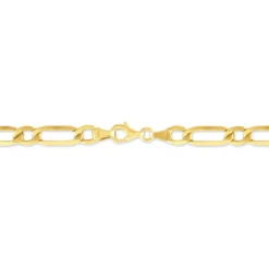 Bracelet Ophelio Maille Alternee 1/1 Or Jaune