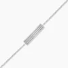 Bracelet Orace Argent Blanc