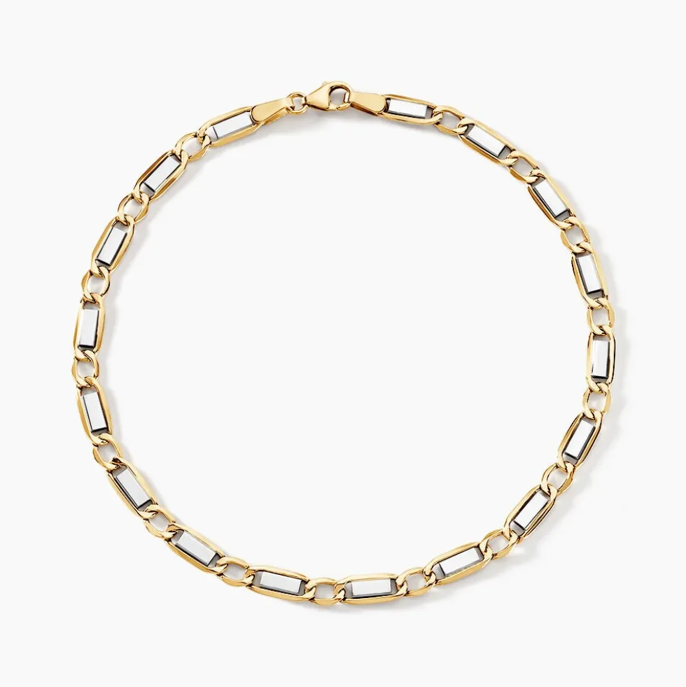 Bracelet Or Bicolore Danae