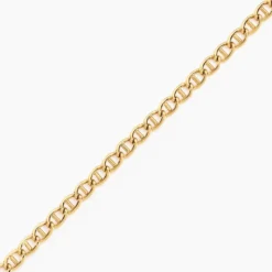 Bracelet Or Jaune Capucin Maille Marine