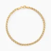 Bracelet Or Jaune Capucin Maille Marine