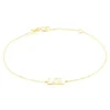 Bracelet Or Jaune Elyna Message Lol
