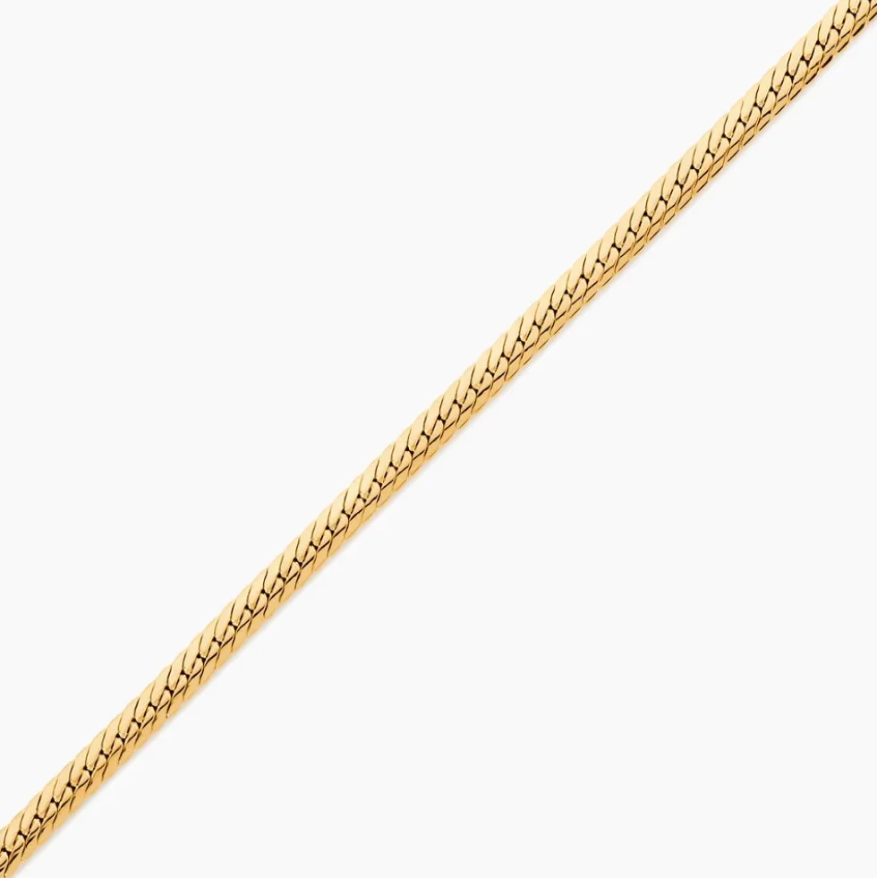 Bracelet Or Jaune Izel Maille Anglaise
