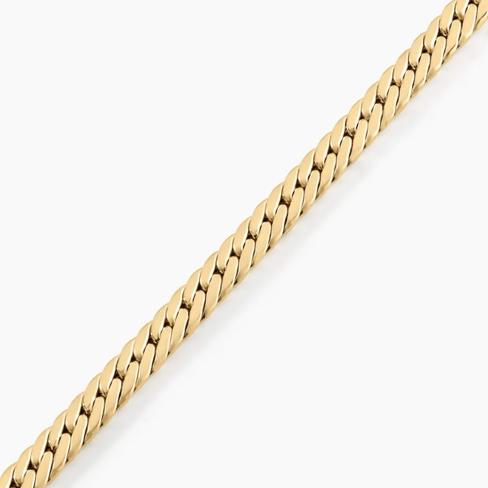 Bracelet Or Jaune Izel Maille Anglaise