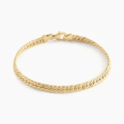 Bracelet Or Jaune Izel Maille Anglaise