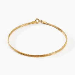 Bracelet Or Jaune Izel Maille Anglaise