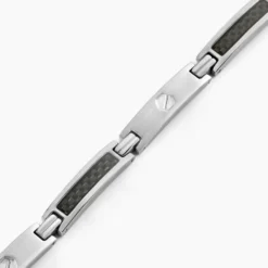 Bracelet Patrick Acier Blanc