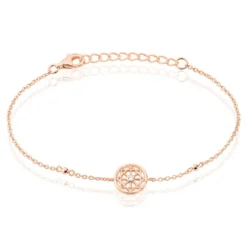 Bracelet Peinda Argent Rose Oxyde De Zirconium