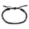 Bracelet Phebus Him Acier Noir Pierres Synthetiques