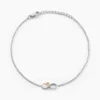 Bracelet Phedra Or Jaune Argent Blanc
