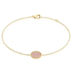 Bracelet Phileas Plaqué Or Jaune Quartz