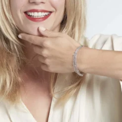 Bracelet Philou Argent Blanc