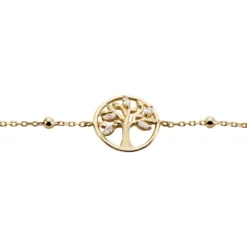 Bracelet Plaqué Or Heribald Oxydes De Zirconium