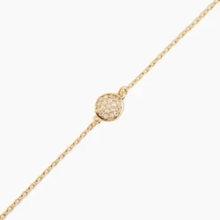 Bracelet Plaqué Or Larraso Oxydes De Zirconium