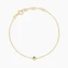 Bracelet Poem Argent Jaune Topaze