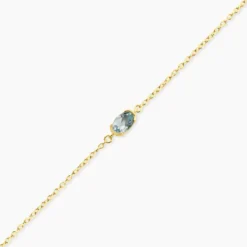 Bracelet Poem Argent Jaune Topaze