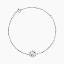 Bracelet Princess Argent Blanc Oxyde De Zirconium